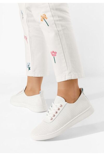 B T Shoes Γυναικεία Casual Παπούτσια Calista V4 Λευκά