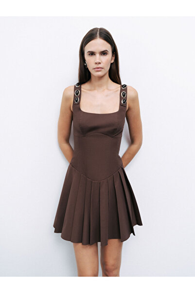Nocturne Korse Görünümlü Mini Elbise
