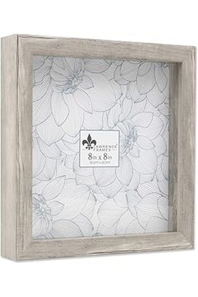 STOREMAX P Frames Shadow Box Frame, 8X8, Natural Gray Shmd Al 1122015