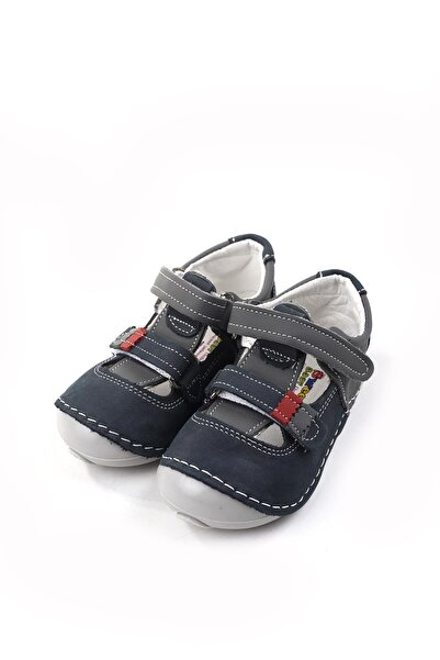 Papuçsepeti 3936 Model Leather Boy's Orthopedic Shoes