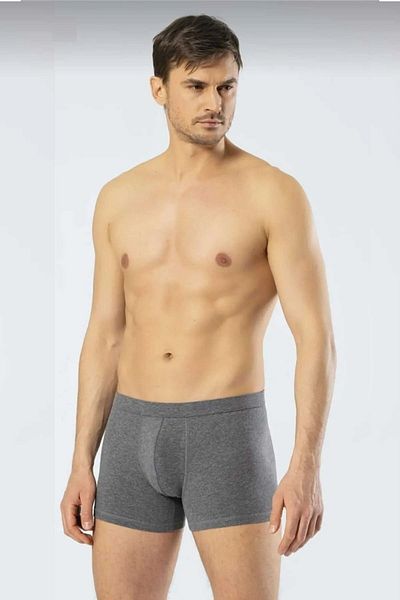 Cacharel 1336 Men's Waistband Lycra Long Leg Boxer-Anthracite