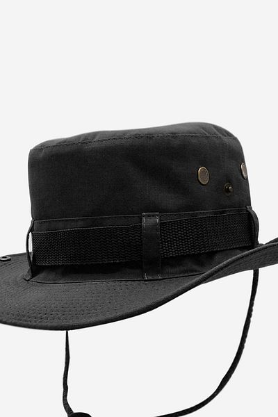 Külah Black Outdoor Hat UV Protected Bucket Safari Hat