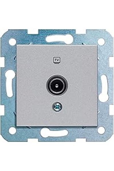 VİKO Viko Novella Silver Tv Finite Mechanism Button Cover