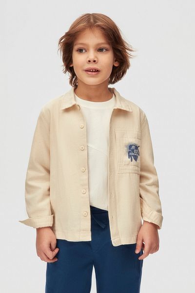 NK 04-08 Years Boy Indigo Shirt Pants Suit - Indigo Blue