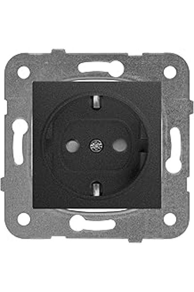 VİKO Viko Novella Smoked Socket Child Protection Mechanism Button Cover Quick Connection Child Protection