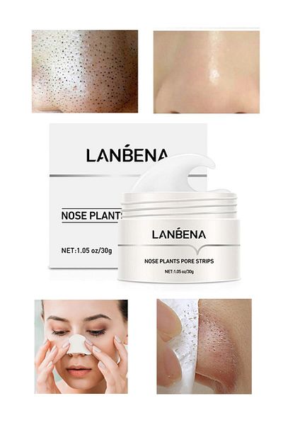 LANBENA Blackhead Tape & Blackhead Mask Nose Plants (60 Pcs)