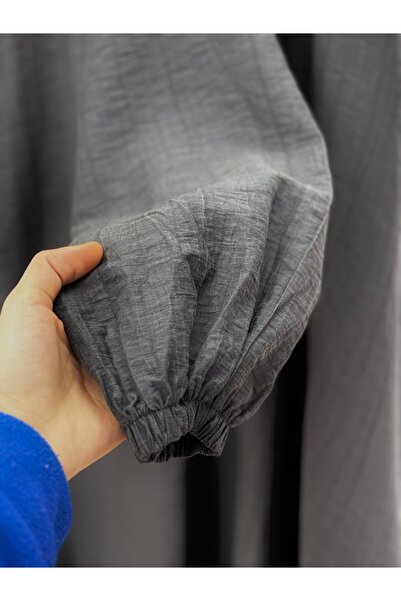 Ebrar Store Derya Laced Skirt Suit-Br8617 Anthracite