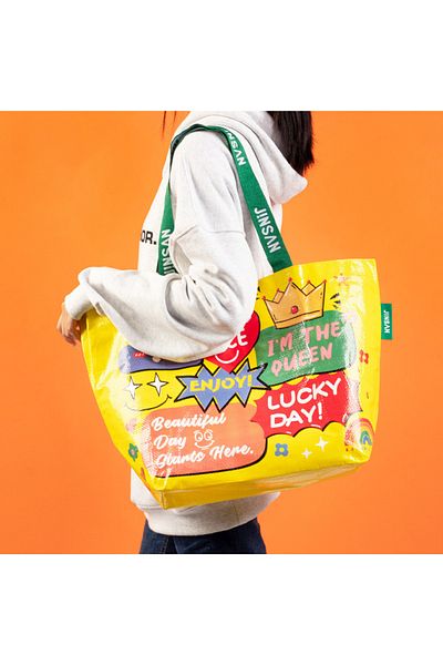 Choice 54x20x35cm Dialog Box 1pc Large Capacity Creative Shopping Shoulder Bag For Shopping Party And Kitch