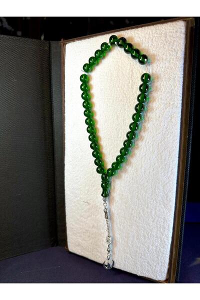 Anemore Collection اللون الأخضر عصا العنبر مسبحة الكرة قطع T-135