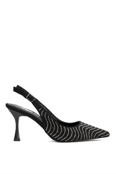 Ayakkabı Fuarı Elit Pm221 K7535C Women's Evening Dress Shoes Black