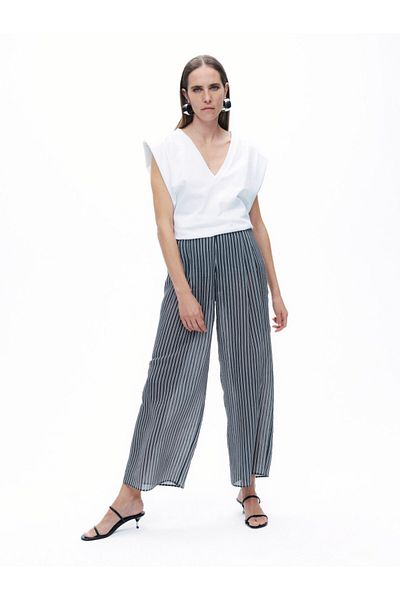 Nocturne Striped Transparent Trousers