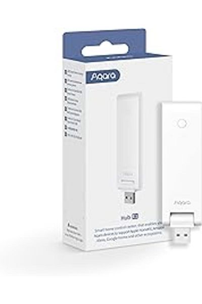 Mu Art Aqara Hub E1 (SĂ FI NEVOIE WI-FI de 2,4 GHZ), Smart Home Bridge pentru sistem de alarmă, automatizare a locuinței, Zigbe