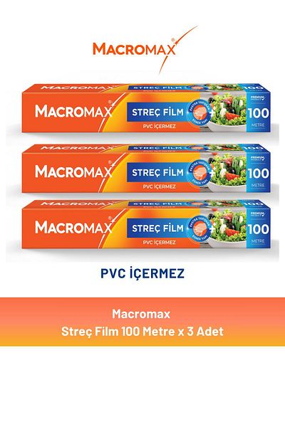 MACROMAX فيلم ممتد - 100 متر × 3 قطع