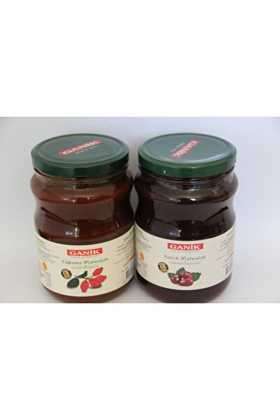 Ganik GANİK KIZILCIK MARMELATI 1400GR & GANİK KUŞBURNU MARMELATI 1400 GR