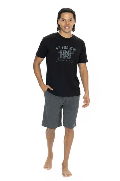 U.S. Polo Assn. U.S. Polo Assn. 18884 Men's Pajama Set - Black