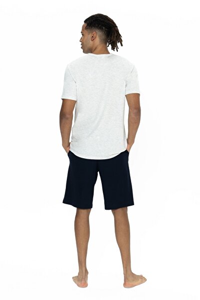 U.S. Polo Assn. Πόλο Ασν. ανδρικό κοστούμι πιτζάμα με κοντομάνικο σορτς με λαιμόκοψη