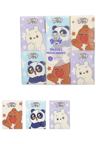Miniso We Baby Bears Licensed Printed Tissue Paper 12 Pack