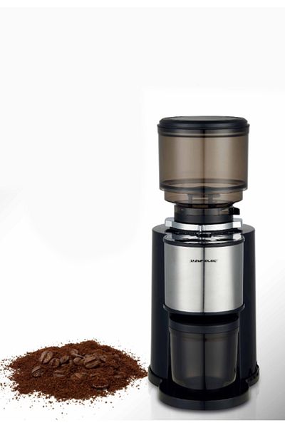 ALSAIF Electrical Coffee Grinder To Coffee,spices,built-in Timer With Quantity Measure, 0.35l 300w Black