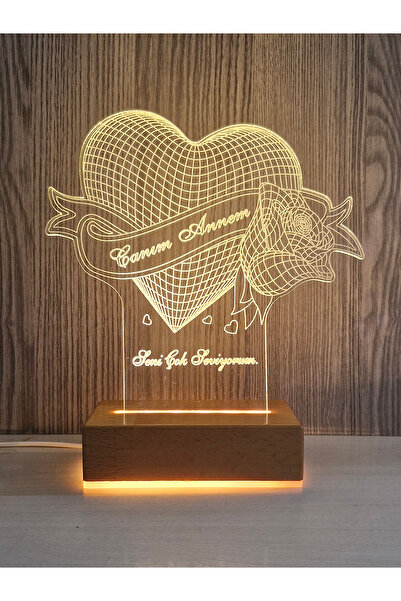 Vipyol Led Night Light for Mother's Day My Dear Mother Led Night Light Mother's Day Gift