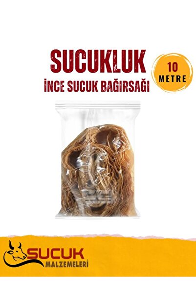 SucukMalzemeleri İnce Sucuk Bağırsağı 10m – %100 Doğal & Kurutulmuş Sucuk Ipi