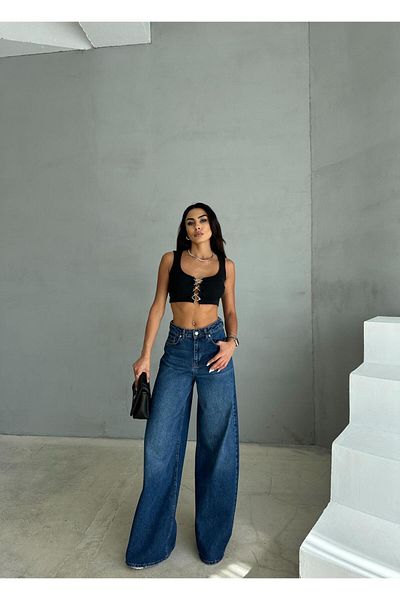 Zeo Basic Extra Baggy Denim Pants
