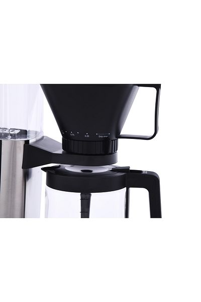 ALSAIF Electric Drip Coffee Maker Enough For 10 Cups, 1.25l 1475w Black