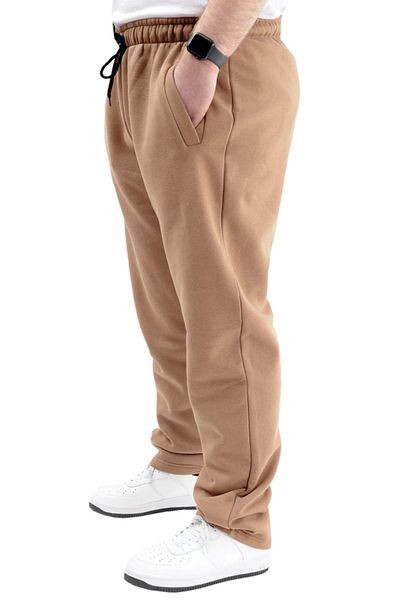 ModeXL Mode Xl Large Size Ανδρικό Φούτερ Classic 3 Ip 11103 Milk Coffee