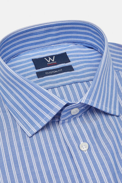 W Collection KOYU MAVİ UZUN KOLLU GÖMLEK