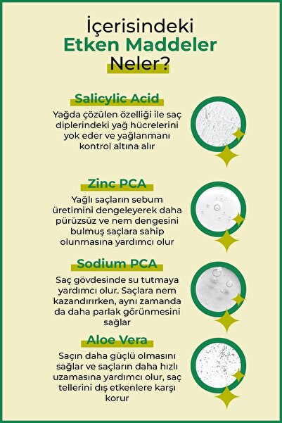 ENZYM COSMETICS Yağlı saç derisi ve yağlı saçlara özel yağlanma karşıtı saç bakım seti (şampuan+sprey)