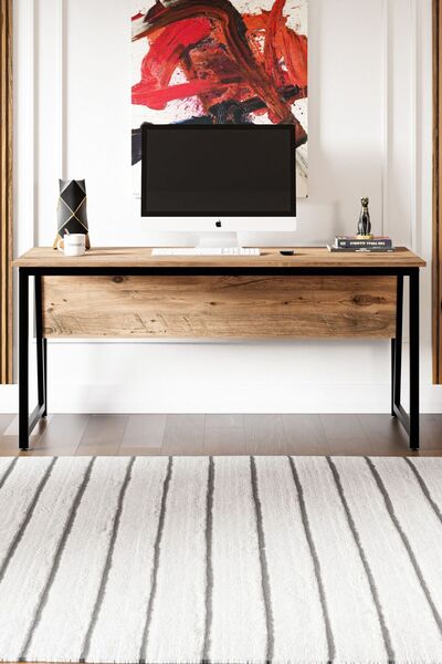 Ceramical MS2 Computer Desk , Gaming Desk , Modern Furniture For Home Office - 60x160 Cm - Pine
