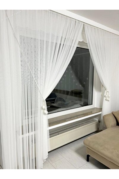 Ceylanlar perde Liar Double Breasted 2 Pieces Ball Accessories Included Middle Pleat (1/2,5) Cyn-22