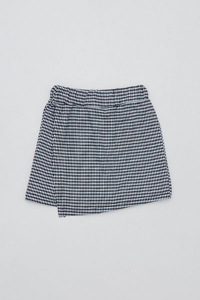 Fulla Moda Houndstooth Patterned Girl's Shorts Skirt