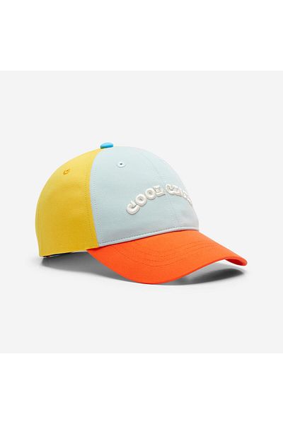 Decathlon Children's Hat - Breathable and Adjustable - Green/Red/Yellow