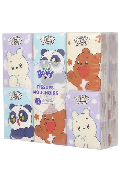 Miniso We Baby Bears Licensed Printed Tissue Paper 12 Pack