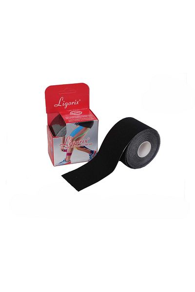 Ligorix اللون الأسود إصلاح الرياضة Kinesio، شريط الألم