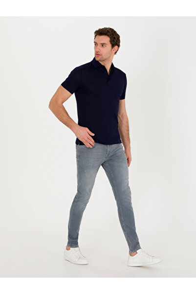 Cacharel Ανοιχτό γκρι Slim Fit τζιν παντελόνι 50268663-DN0014