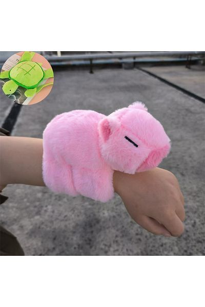 Choice Pink With Gift Animal Wristband Slap Bracelets Capybara Clap Circle Toys Slap Wrap Wristband Bracele