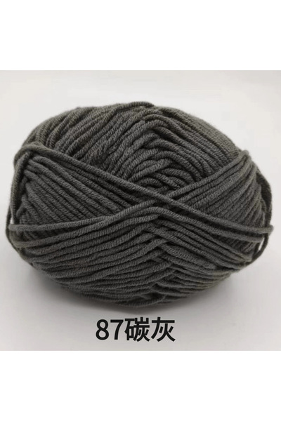 Choice 87 40-50 جم/مجموعة 4 طبقات من القطن الحليبي (80%) غزل حياكة مصبوغ تطري...