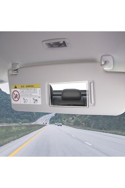 Choice 110x65mm Portable Car Makeup Mirror Universal Car Interior Mirror Auto Sun-Shading Visor HD Mirrors