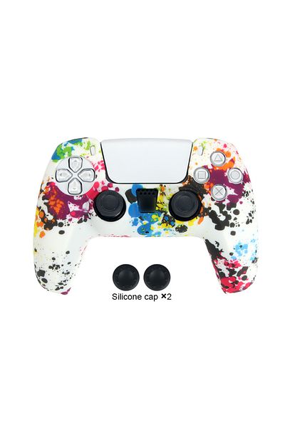 Choice Camo 05 Data Frog Camo Protective Skin Cover For Sony Playstation 5 Silicone Case Grip For Ps5 Contr