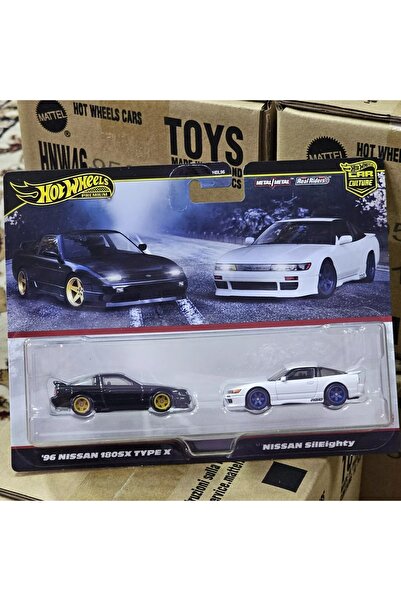 HOT WHEELS Premium Car Culture 2'li Premium Araba Serisi 96 Nissan 180SX Type...
