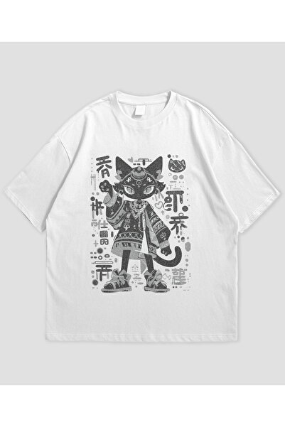 SVART WEAR شامان كات تي شيرت كبير الحجم