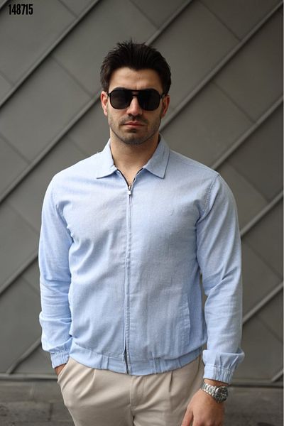 JANES Cotton Linen Fabric Men's Jacket