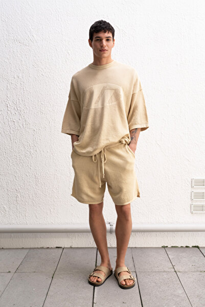 GIESTO ΛΟΓΟΤΥΠΟ ΛΕΠΤΟΜΕΡΗ ΠΛΕΚΤΟ ΜΠΕΖ T-SHIRT