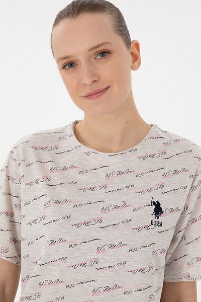 U.S. Polo Assn. Women's Ecru Nightgown 50312839 -Vr019