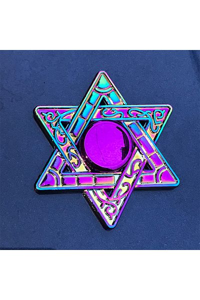 Choice 49 New Metal Rainbow Fidget Spinner Gradient Color R188 Mute Bearing EDC Hand Spinner Fingertip Gyro