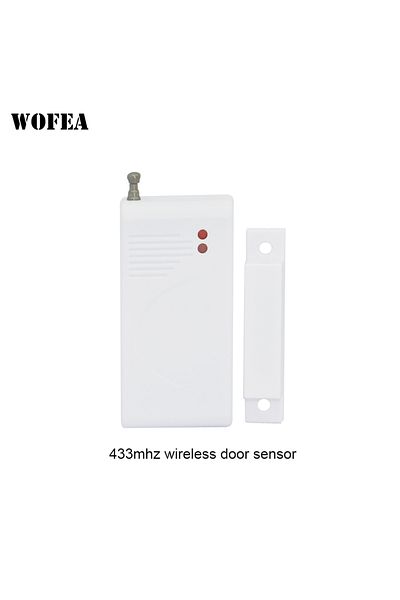 Choice 1 قطعة Wofea مستشعر باب ونافذة لاسلكي كاشف اتصال مغناطيسي للاستخدام في نظام إنذار المنزل 433 ميجا هرتز 1