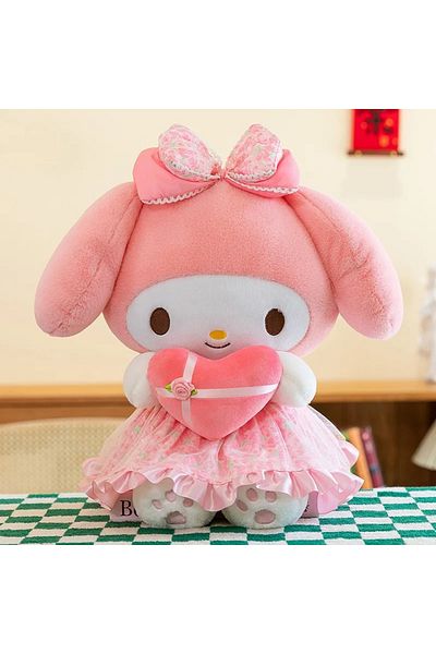 Choice 25-30cm Sanrio Kuromi Plush Toy30cm Cinnamoroll Melody Stuffed Doll Comfortable And Soft Plush Toy V