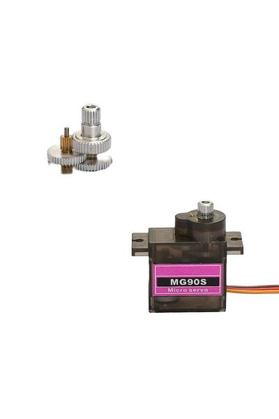 Choice MG90S-10pcs MG90S Servo 1/2/4/10/20/50 Pcs All Metal Gear 9g SG90 Upgraded Version For Helicopter Pl