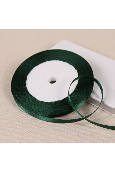 Choice شريط ساتان أخضر داكن 6 مم، 25 ياردة، شريط ساتان حريري أخضر داكن، هدية ...